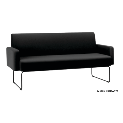 Sofá Reto 2 Lugares