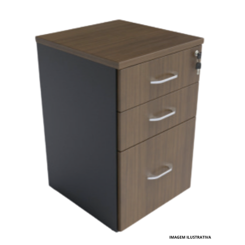 Gaveteiro Volante 3 Gavetas