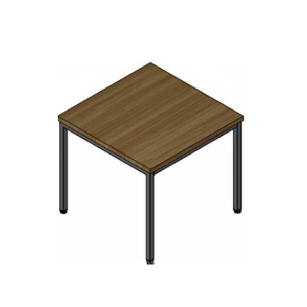 Mesa De Centro E Canto Com Pé Metálico