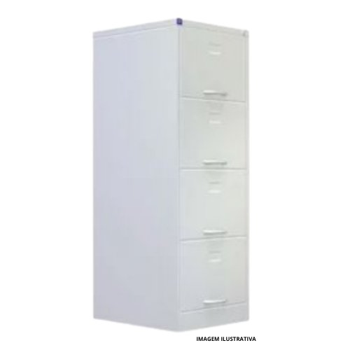 Arquivo De Aço 4 Gavetas 470x1335x600mm (LxAxP)