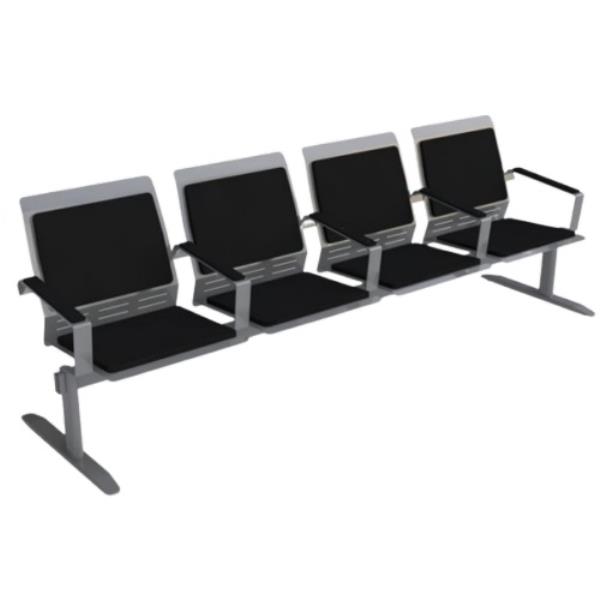 Conjunto De Cadeiras De Espera 4 Lugares