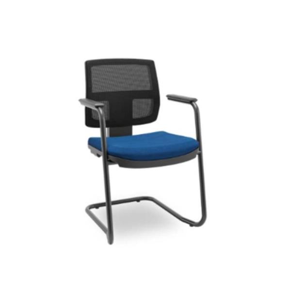 Cadeira Interlocutor Com Braços Fixos