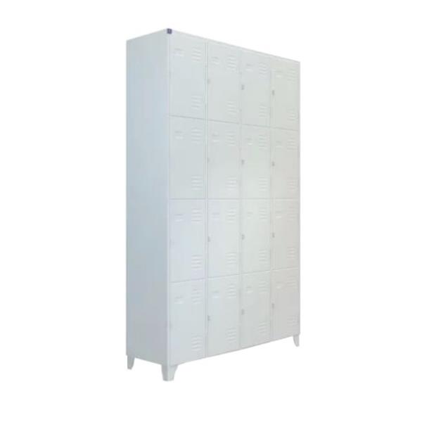 Armário Em Aço Tipo Guarda-Volumes 16 Portas