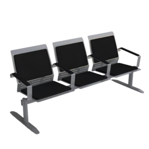 Conjunto De Cadeiras De Espera 3 Lugares