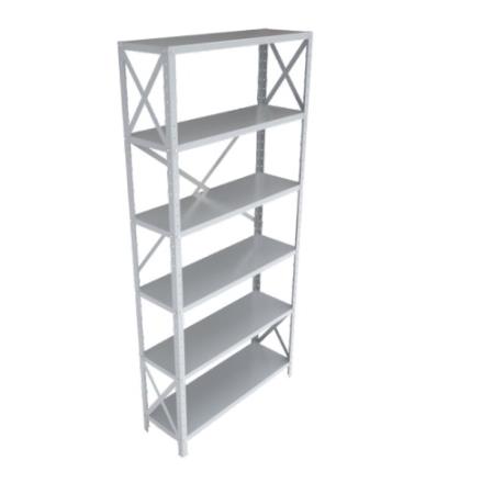 Estante De Aço Desmontável Com 06 Prateleiras