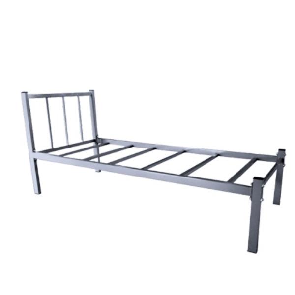 Cama Em Aço Tipo Solteiro