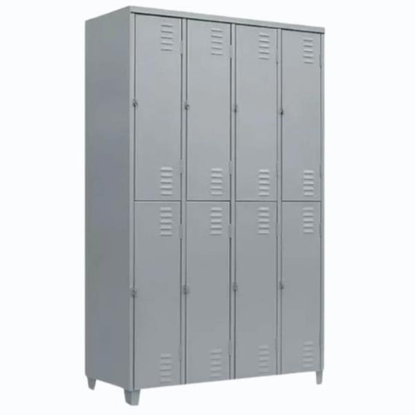 Armário Em Aço Tipo Locker Room 8 Portas