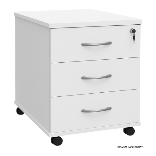 Gaveteiro Volante 3 Gavetas 60cm Altura MAD.GV3