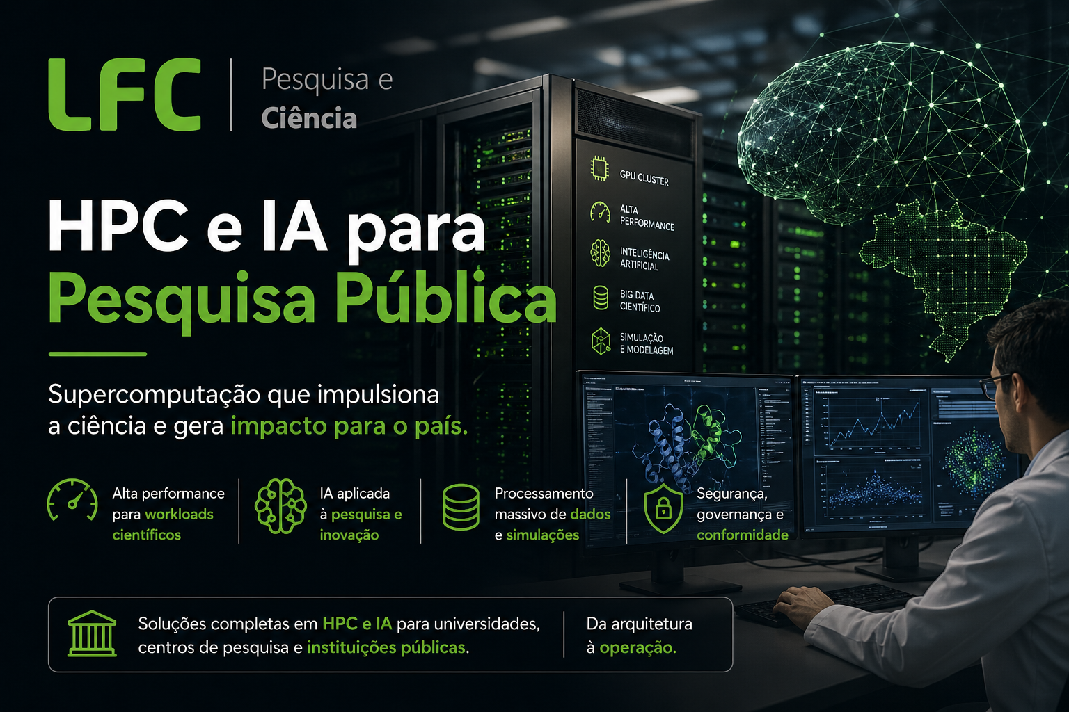 Como viabilizar um cluster HPC em instituição pública