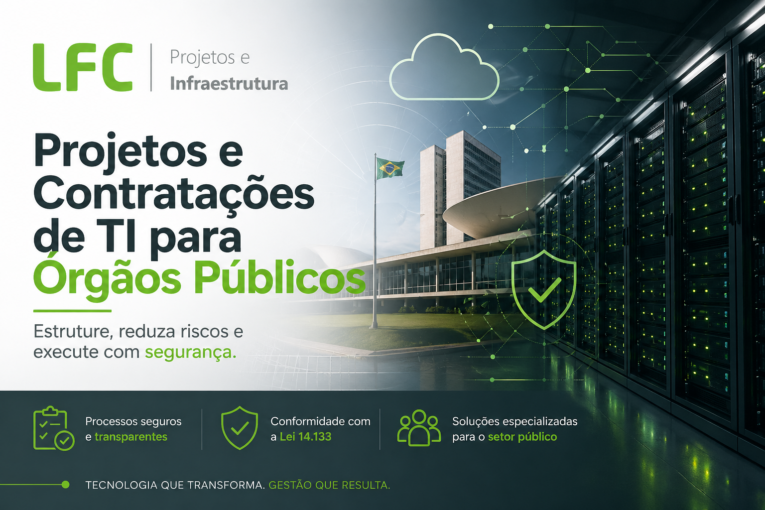 Infraestrutura e planejamento de TI para órgãos públicos