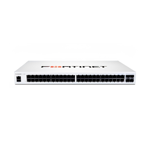 Switch Fortinet FortiSwitch 148F 48 Portas Gigabit RJ45 Com 4 Portas 10G SFP+