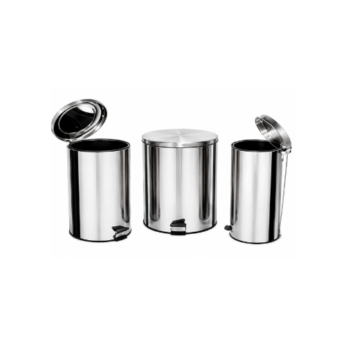 Lixeira Hospitalar GF-Belacci 1037HO Aço Inox 20 Litros Com Pedal