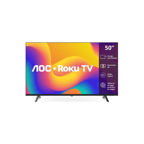Smart TV AOC 50U7045/78G 50" 4K Roku TV