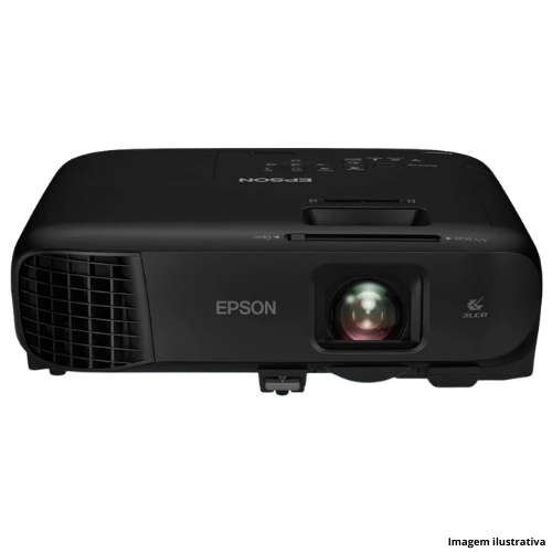 Projetor Multimídia Epson PowerLite FH52 4.000 Lúmens Wi-Fi