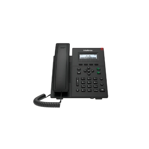 Telefone IP VoIP com Display Gráfico, PoE e 2 Portas Gigabit Intelbras V3501