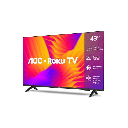 Smart TV AOC 43S5155/78G 43" Full HD Roku TV