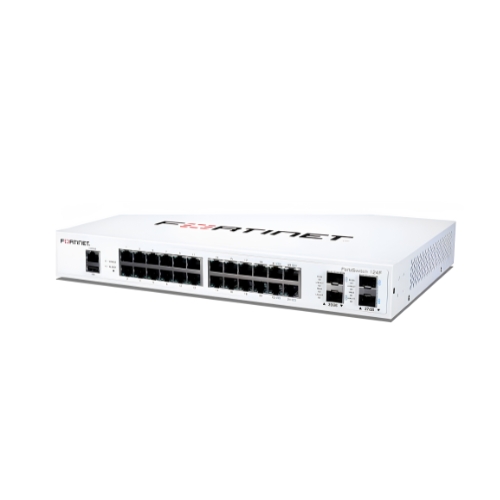 Switch Fortinet FortiSwitch FS-124F 24 Portas Gigabit Com 4 Portas SFP+ 10G