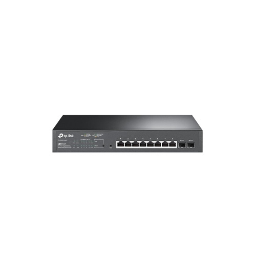Switch De Acesso TP-Link SG2210MP 8 Portas Gigabit PoE+ + 2 Portas SFP 150W