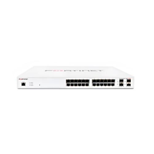 Switch Fortinet FS-124F-FPOE 24 Portas Gigabit PoE L2 Com 4 Portas SFP+ 10G
