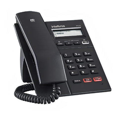 Telefone IP VoIP Intelbras com Display Gráfico TIP 125i