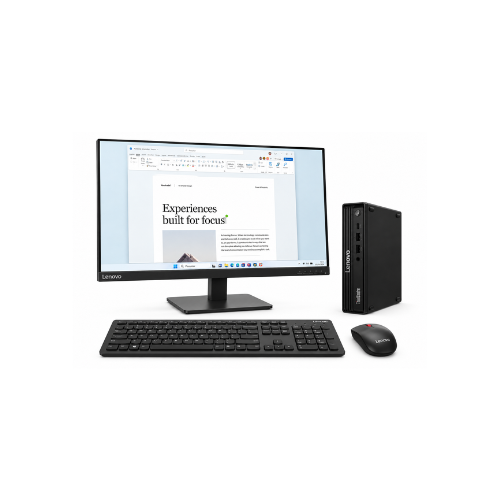 Desktop Lenovo ThinkCentre M70q Gen 6 Tiny Com Monitor 23,8"