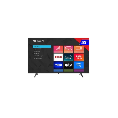 Smart Tv 55" LED Roku 4K AOC 55U7045/78G