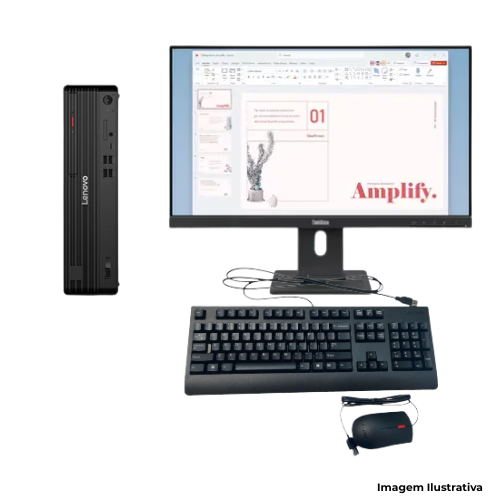 Computador Desktop Lenovo ThinkCentre M70s Gen 6 Ultra 5 235 32GB SSD 1TB Monitor 23,8"