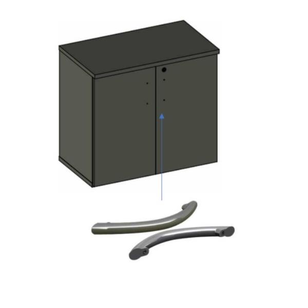 Armário 80 Cm Com 2 Portas Imperia Premium