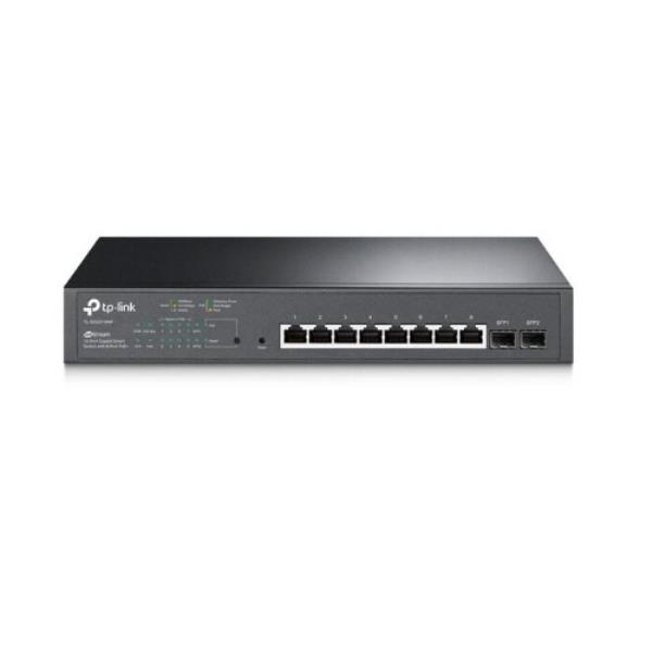 Switch De Acesso TP-Link 8 Portas PoE+ Gigabit Omada TL-SG2210MP Rack 1U