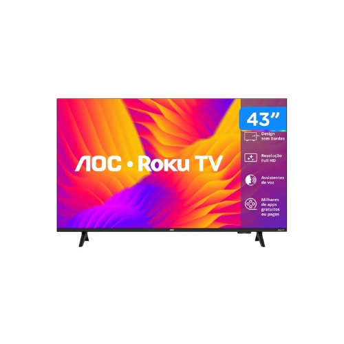 Smart TV AOC 43S5155/78G 43" Full HD Roku TV