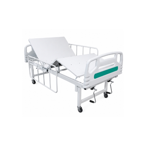 Cama Leito Hospitalar D'Aquino MD041B Mecânica Com Colchão E Suporte De Soro