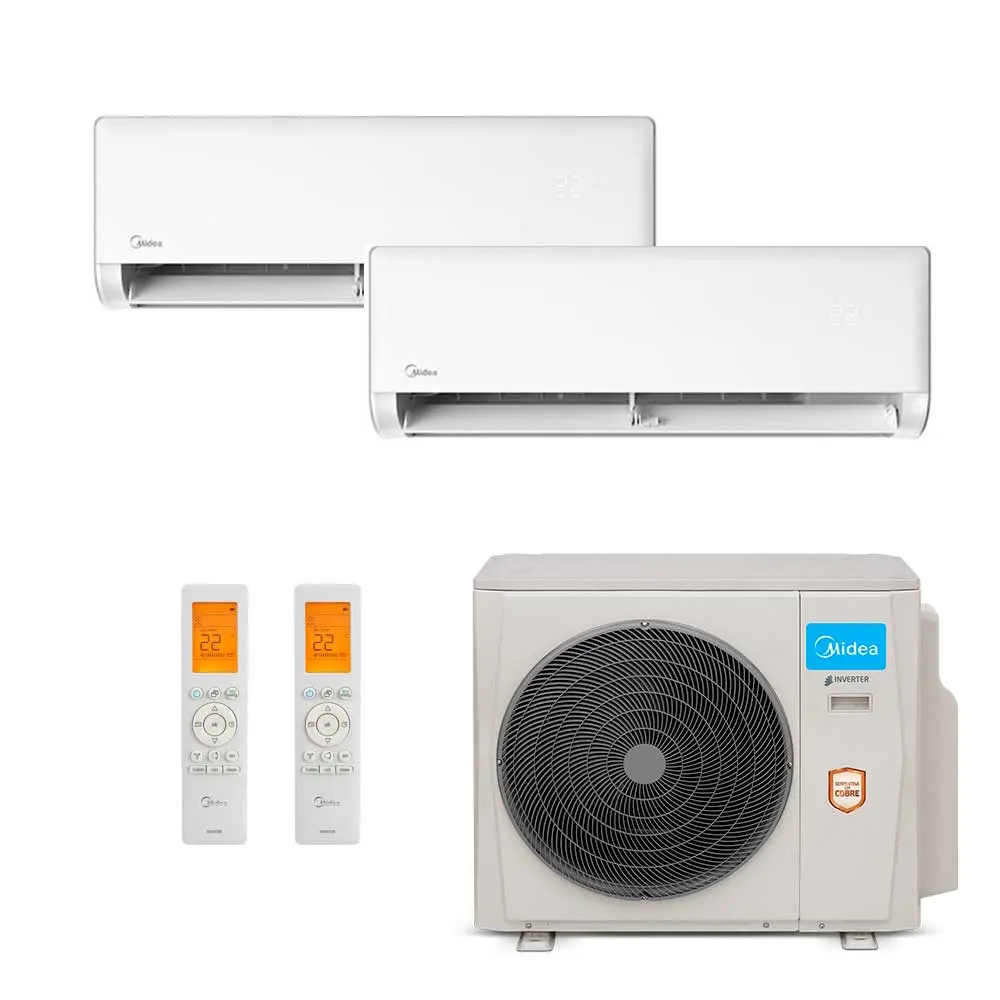 Ar-Condicionado Midea Multi Tri-Split Inverter 27.000 BTUs 38MBMTA27M5 + 2x 42EZMSA09M5 + 1x 42EZMSA18M5