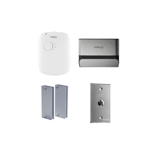 Kit Controle De Acesso Intelbras FA 1220S + FE 21150D C/Sensor + SV-20150 + BT 5000 IN