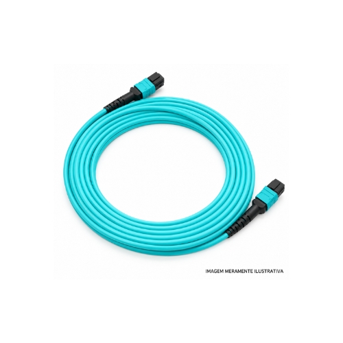 Cordão Óptico Cabletech/Huber 9A4C302A32OOCBA8 MPO/MPO Multimodo OM4 2,5 Metros