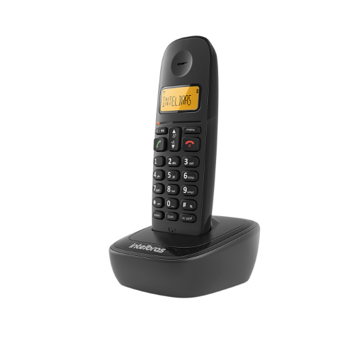 Telefone Sem Fio Intelbras TS 2510 Preto 1,9GHz Com Identificador De Chamadas