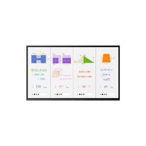 Tela Interativa Samsung WA75C 75" 4K UHD Touchscreen Com Suporte