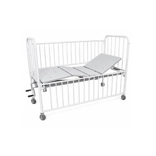 Cama Infantil Articulada Salutem S-0233 Com Colchão E Suporte De Soro