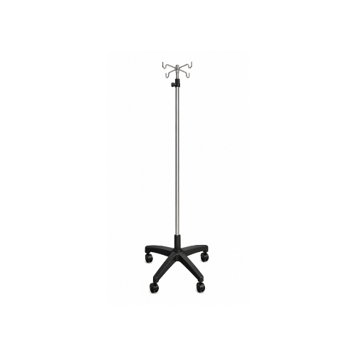 Suporte Para Soro D'Aquino MD025 Aço Inox Com 4 Ganchos