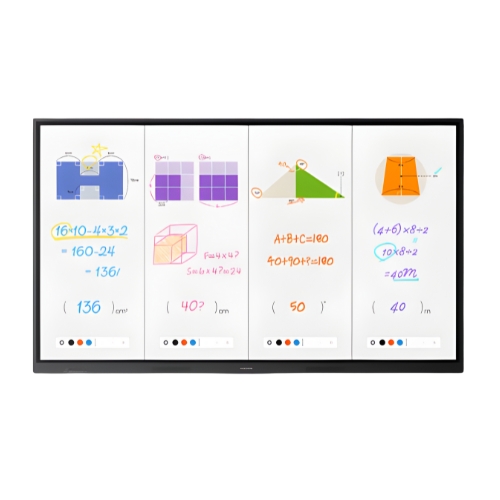Tela Interativa Samsung WA86F 86” UHD 4K Android 14 Com Acessórios