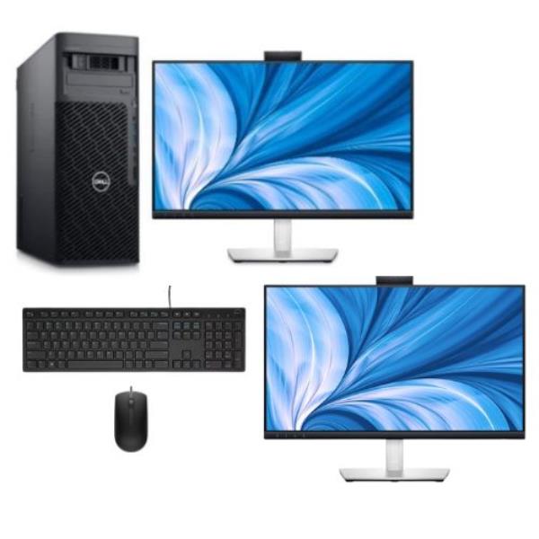 Workstation Dell Precision 5860 Tower + 2 Monitores