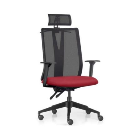 Cadeira Presidente Espaldar Em Tela Com Apoio Fk KADD Addit