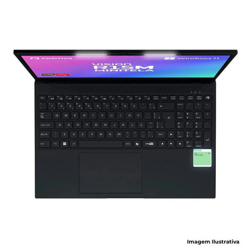 Notebook Positivo Vision R15M Ryzen 7 5825U 8GB SSD 256GB 15,6"