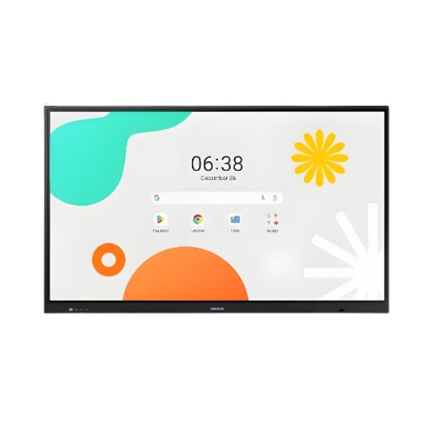 Tela Interativa Samsung WA65F 65” UHD 4K Android 14 Com Acessórios