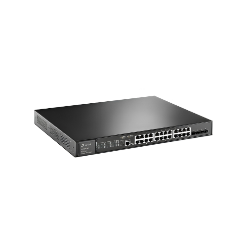 Switch TP-Link TL-SG3428XMP 24 Portas Gigabit PoE+ Com 4 Portas 10G SFP+