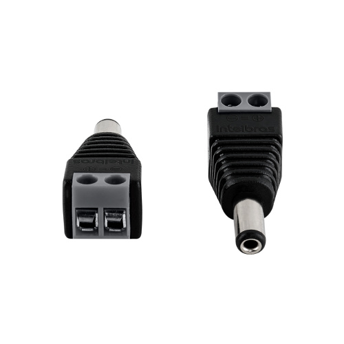Conector Plug P4 Intelbras Conex 1000 P4 Macho Com Borne