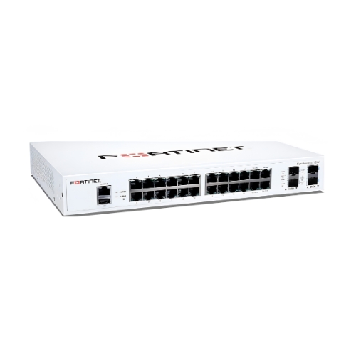 Switch Fortinet FortiSwitch FS-124F 24 Portas Gigabit Com 4 Portas SFP+ 10G