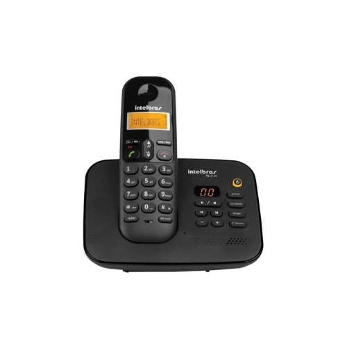 Telefone Sem Fio Digital com Secretária Eletrônica e Display Luminoso Intelbras TS 3130