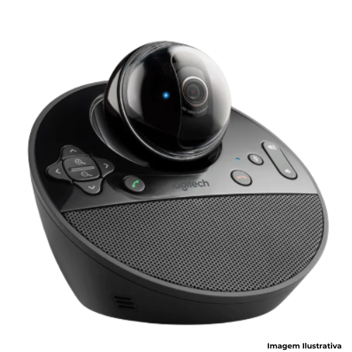 Sistema De Videoconferência Logitech BCC950 Full HD 1080p Com Câmera Motorizada E Viva-Voz