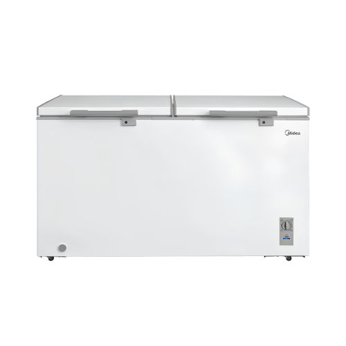 Freezer Horizontal 2 Portas 418L Inverter Bivolt Branco Midea MDRC564FZD013