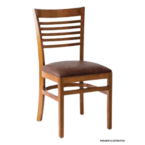 Cadeira De Madeira Sem Braços Belacci Especial